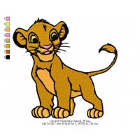Lion Kid Embroidery Animal_35